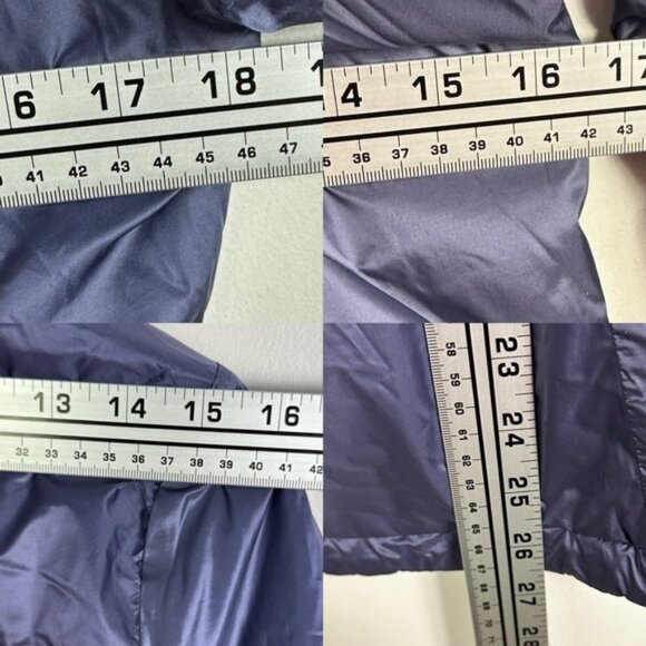 Lululemon Layer Up Jacket Indigo Blue Size 6 Puffer Reversible Lightweight Coat - Picture 15 of 16